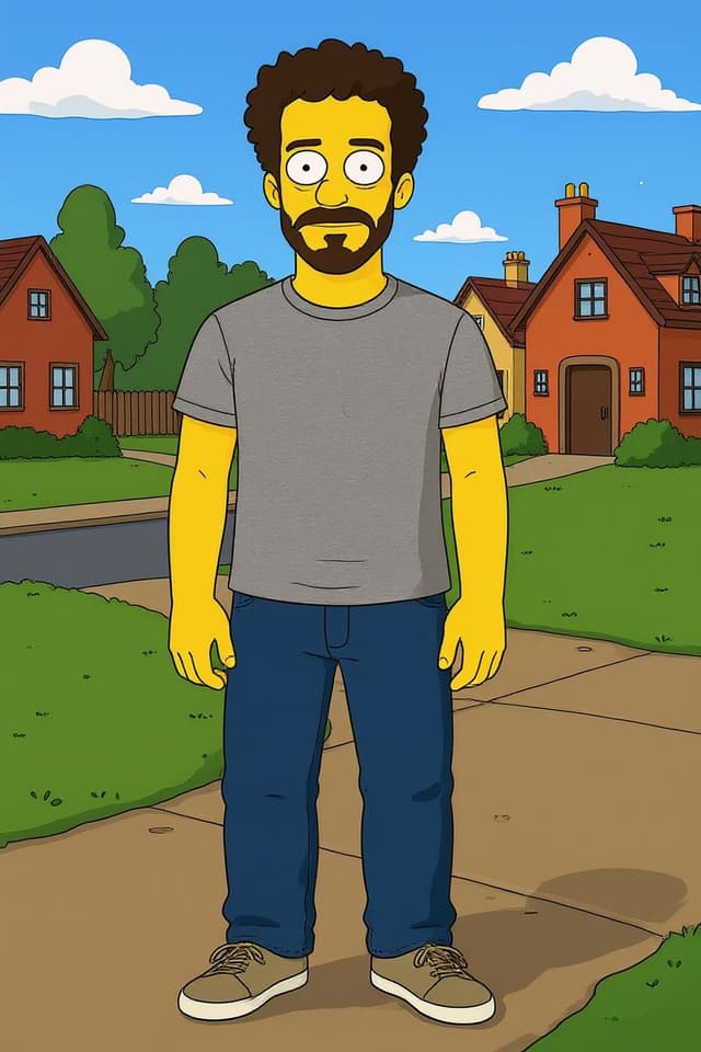 The Simpsons style thumbnail