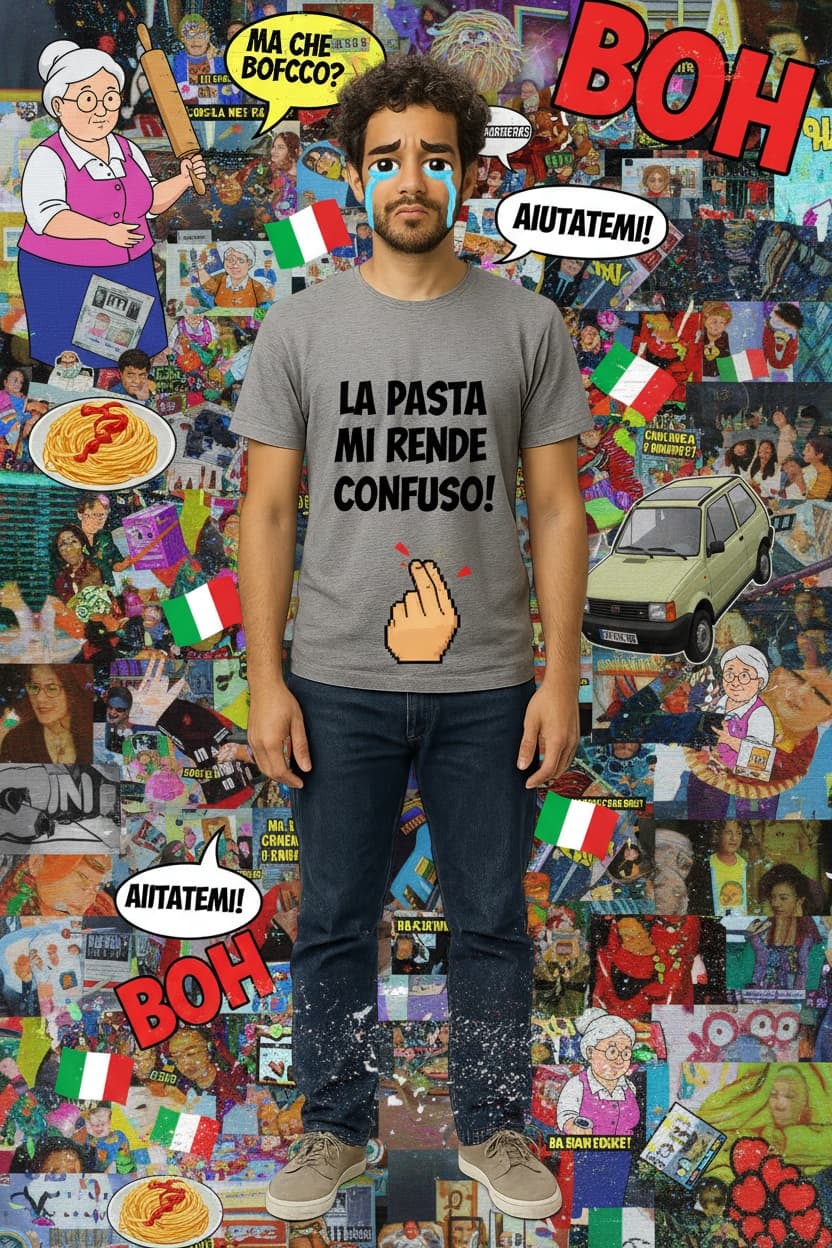 Italian Brainrot style thumbnail