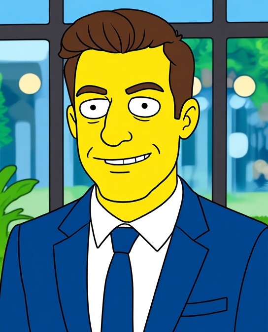 Simpsons-style transformation